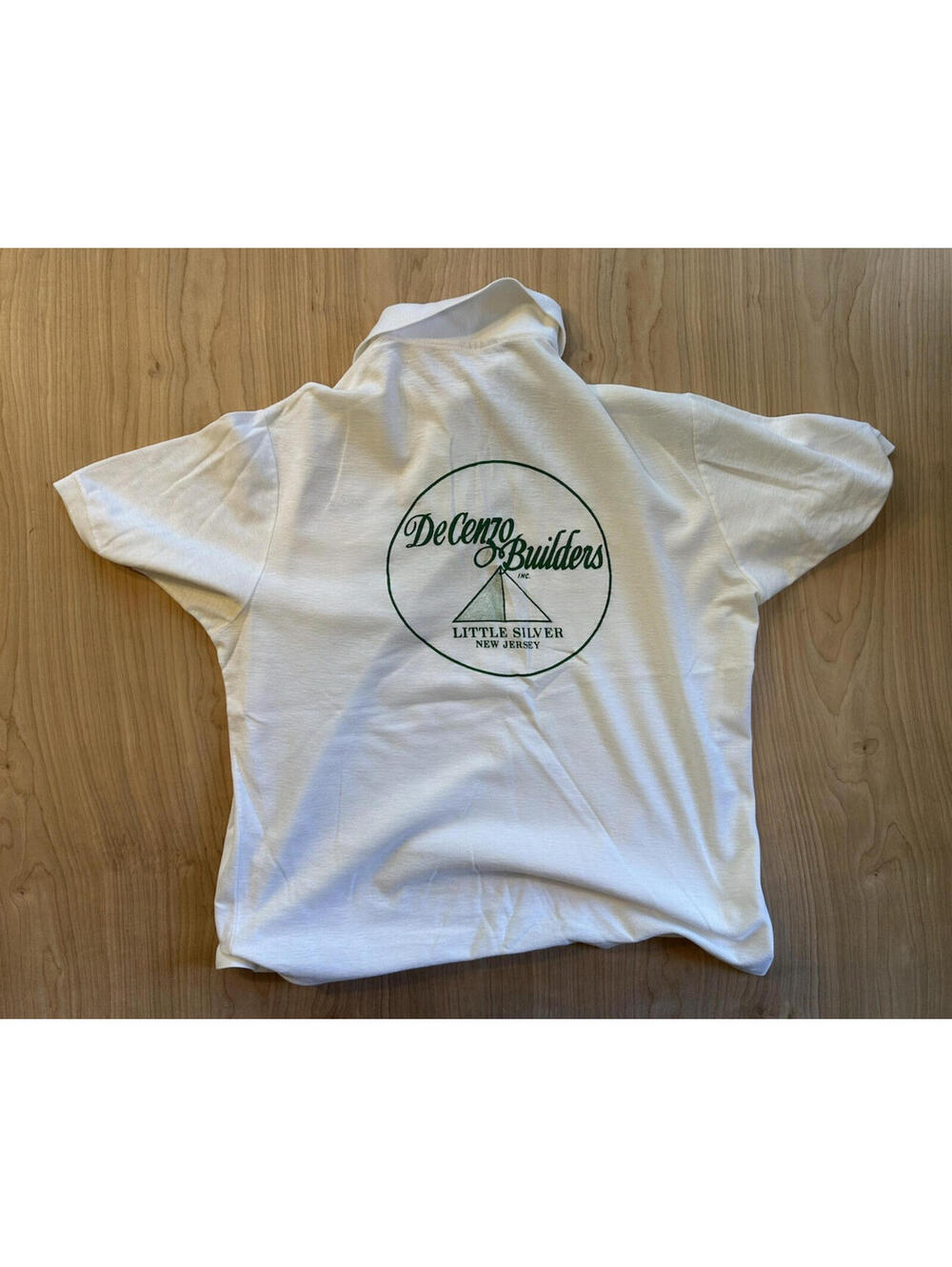 vintage 90's Little Silver Nj embroidered name White Polo trades work wear